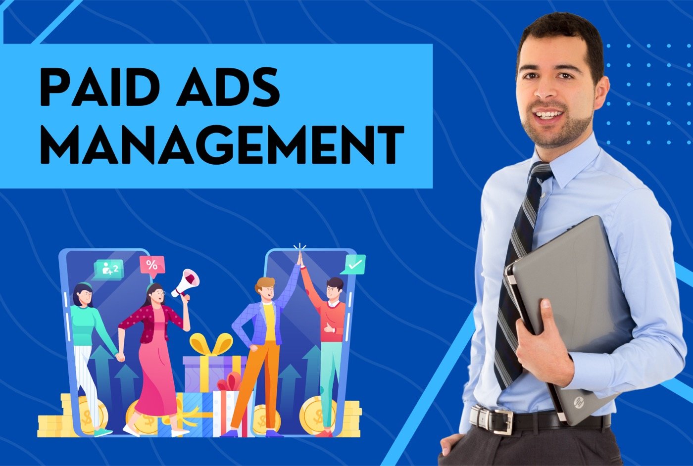 Paid advertising management creative by Aliftech